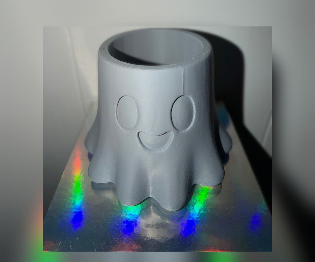 3D printed ghost candle holder