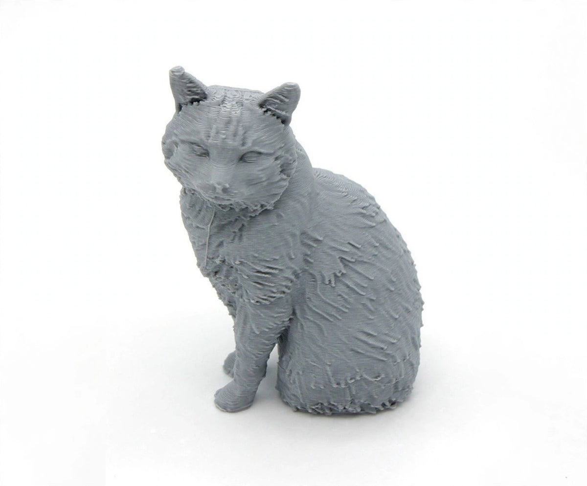 Custom 3D Printed Cat Figurine