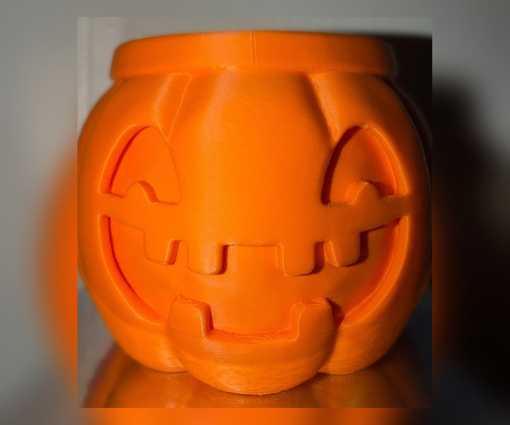 3D printed pumpkin bowl