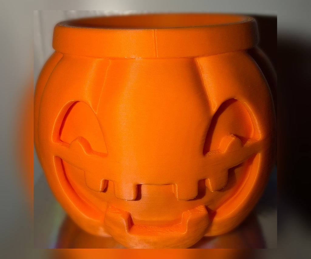 3D printed pumpkin bowl